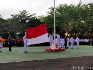 Lagu Indonesia Raya Menggema di Langit Lokasana Ciamis