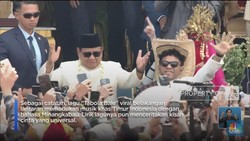 Video: Silet Open Up Bawakan 'Tabola Bale' di Istana, Prabowo Berjoget