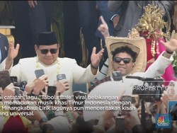 Video: Silet Open Up Bawakan 'Tabola Bale' di Istana, Prabowo Berjoget