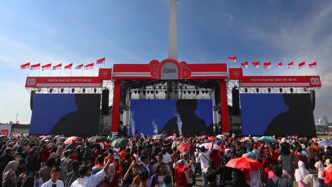 BRI Sukseskan Pesta Rakyat dan Karnaval HUT ke-80 RI di Monas
