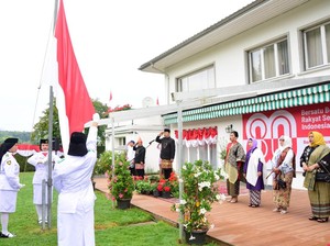 Begini Suasana Upacara HUT Ke-80 RI yang Digelar KBRI Bern di Swiss