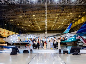 Garuda Pamer Livery Pesawat Baru Peringati HUT RI ke-80