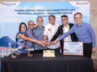 Pelita Air Resmi Buka Penerbangan Internasional Perdana ke Singapura