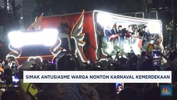 Video: Simak Antusiasme Warga Nonton Karnaval Kemerdekaan