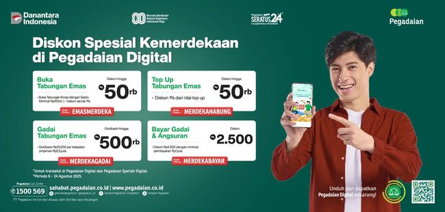 Raih Kemerdekaan Finansial Lewat Transaksi di Aplikasi Pegadaian