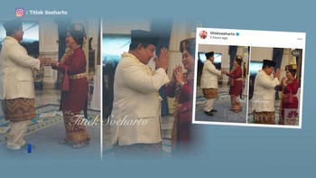 Video: Momen Kebersamaan Prabowo-Titiek Soeharto di HUT ke-80 RI