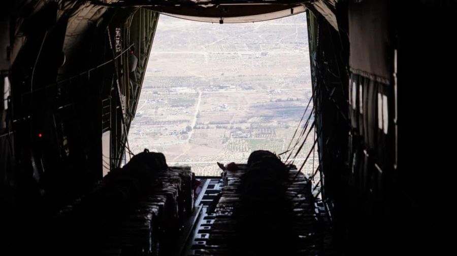 Satuan Tugas (Satgas) Garuda Merah Putih-II yang berhasil melaksanakan misi distribusi bantuan kemanusiaan ke Jalur Gaza, Palestina, pada Minggu (17/8/2025). (Dok. Tim Media Satgas (Kemhan/TNI))