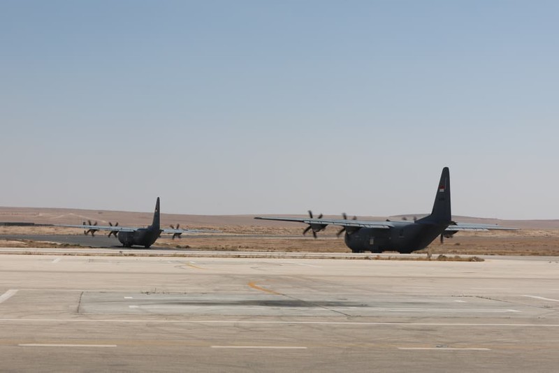 Satuan Tugas (Satgas) Garuda Merah Putih-II yang berhasil melaksanakan misi distribusi bantuan kemanusiaan ke Jalur Gaza, Palestina, pada Minggu (17/8/2025). (Dok. Tim Media Satgas (Kemhan/TNI))