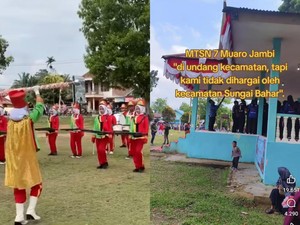 Siswa di Jambi Nangis Drumband Disetop gegara Camat Ultah Saat Upacara HUT RI