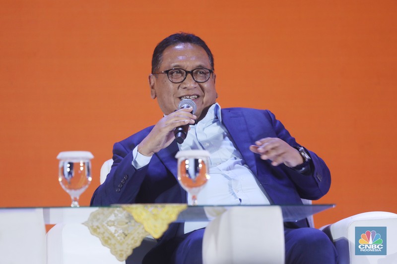 Suasana acara LPS FInancial Festival 2025 di Regale International Convention Center, Medan, Sumatera Utara, Rabu (20/8/2025). (CNBC Indonesia/Tri Susilo)