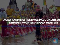 Aura Farming! Festival Pacu Jalur 2025 Dihadiri Wapres hingga Menteri