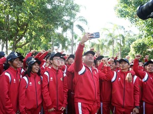 Porprov Bali XVI, Bupati Gianyar Lepas 663 Atlet & Target 3 Besar Juara