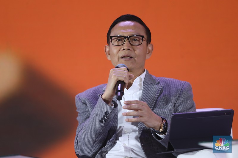 Suasana acara LPS FInancial Festival 2025 di Regale International Convention Center, Medan, Sumatera Utara, Rabu (20/8/2025). (CNBC Indonesia/Tri Susilo)