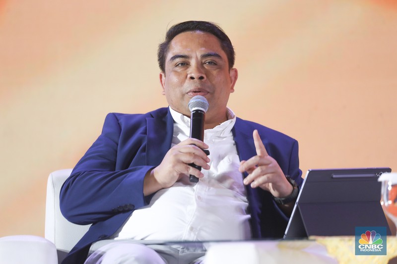Suasana acara LPS FInancial Festival 2025 di Regale International Convention Center, Medan, Sumatera Utara, Rabu (20/8/2025). (CNBC Indonesia/Tri Susilo)