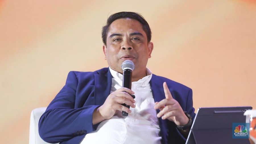 Suasana acara LPS FInancial Festival 2025 di Regale International Convention Center, Medan, Sumatera Utara, Rabu (20/8/2025). (CNBC Indonesia/Tri Susilo)