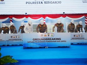 Kapolri Groundbreaking 13 SPPG Polri di Jatim, Dukung Penuh Program MBG
