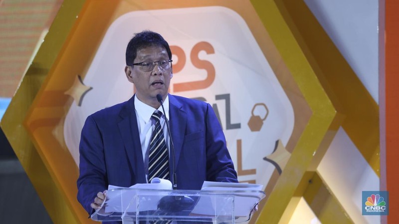Suasana acara LPS FInancial Festival 2025 di Regale International Convention Center, Medan, Sumatera Utara, Rabu (20/8/2025). (CNBC Indonesia/Tri Susilo)