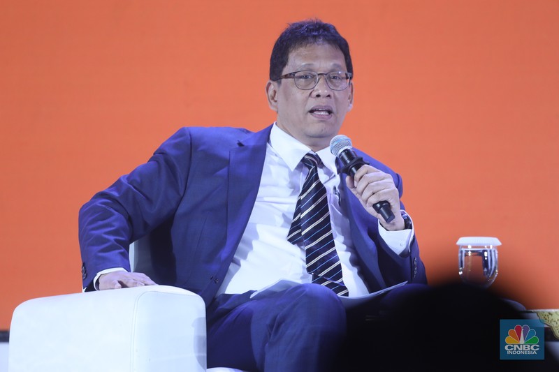 Suasana acara LPS FInancial Festival 2025 di Regale International Convention Center, Medan, Sumatera Utara, Rabu (20/8/2025). (CNBC Indonesia/Tri Susilo)