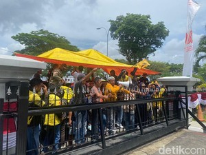 Saat Ratusan Driver Maxim Demo Minta Evaluasi SK Gubernur Kaltim