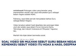 Video: Soal Guru Beban Negara, Kemenkeu: Itu Hoax & Hasil Deepfake