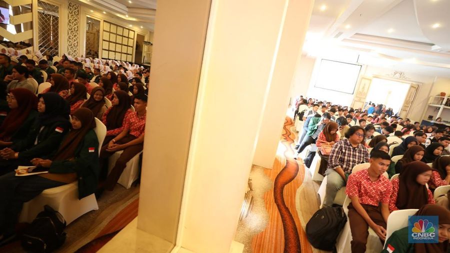 Suasana acara LPS FInancial Festival 2025 di Regale International Convention Center, Medan, Sumatera Utara, Rabu (20/8/2025). (CNBC Indonesia/Tri Susilo)
