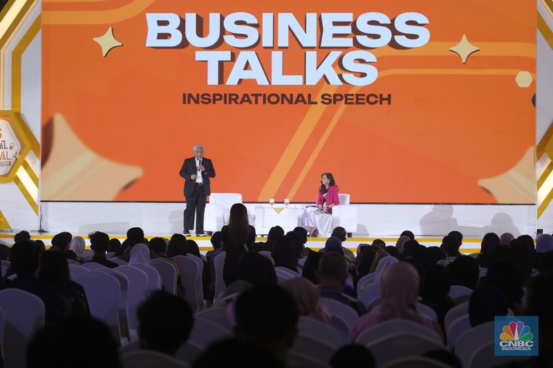 Suasana acara LPS FInancial Festival 2025 di Regale International Convention Center, Medan, Sumatera Utara, Rabu (20/8/2025). (CNBC Indonesia/Tri Susilo)