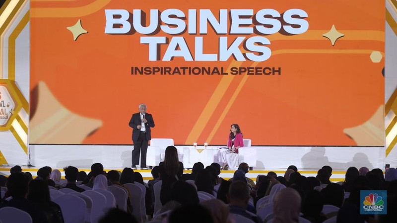 Suasana acara LPS FInancial Festival 2025 di Regale International Convention Center, Medan, Sumatera Utara, Rabu (20/8/2025). (CNBC Indonesia/Tri Susilo)