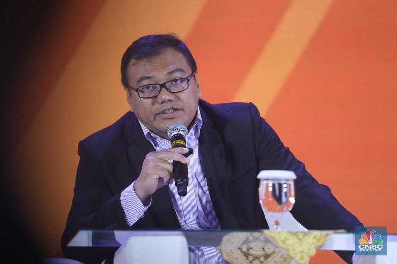 Suasana keseruan hari kedua acara LPS FInancial Festival 2025 di Regale International Convention Center, Medan, Sumatera Utara, Kamis (21/8/2025). (CNBC Indonesia/Tri Susilo)