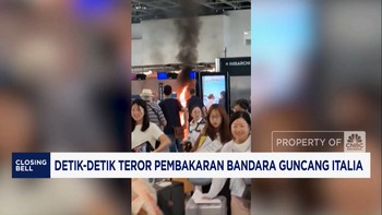 Video: Detik-detik Teror Pembakaran Bandara Guncang Italia