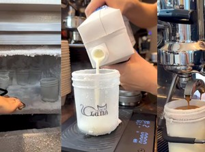 Unik! Tren Kopi di China Pakai Suhu Ekstrem untuk Bekukan Gelas