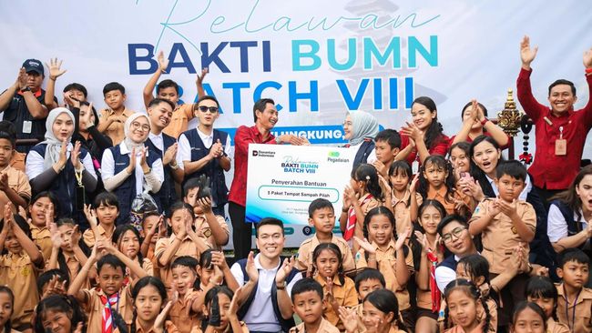 Pegadaian dan Relawan Bakti BUMN Bangun Desa Aan Lebih Mandiri-Berdaya