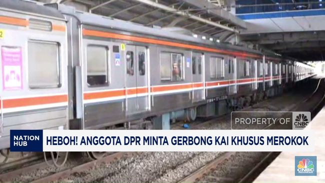 Video: Heboh Anggota DPR Minta Gerbong KAI Khusus Perokok
