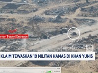 Video: Israel Klaim Tewaskan 10 Militan Hamas di Khan Yunis