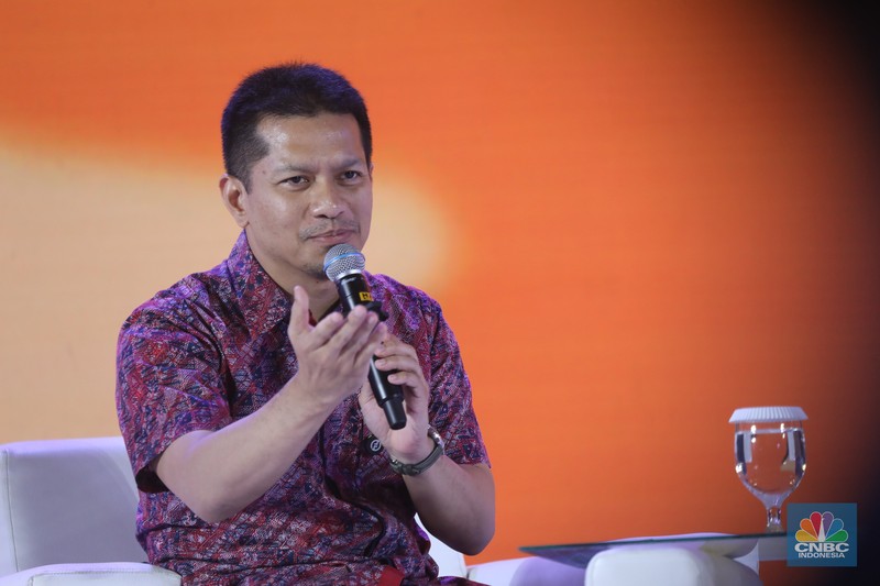 Suasana keseruan hari kedua acara LPS FInancial Festival 2025 di Regale International Convention Center, Medan, Sumatera Utara, Kamis (21/8/2025). (CNBC Indonesia/Tri Susilo)