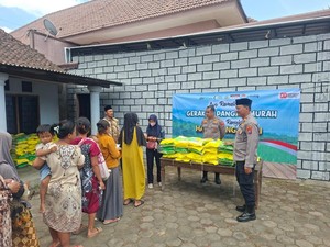 Hari Juang Polri, Polres Malang Salurkan 15 Ton Beras Gerakan Pangan Murah