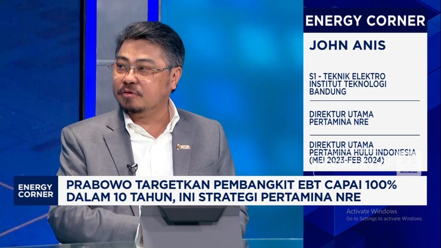 Prabowo Mau 100% Pembangkit EBT, Pertamina NRE Caplok Perusahaan Filipina(CNBC Indonesia TV)