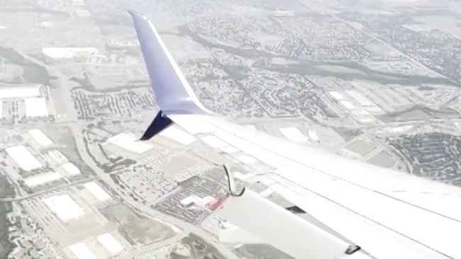 Sayap Boeing 737 Patah di Ketinggian 12.000 Kaki, Penumpang Panik
