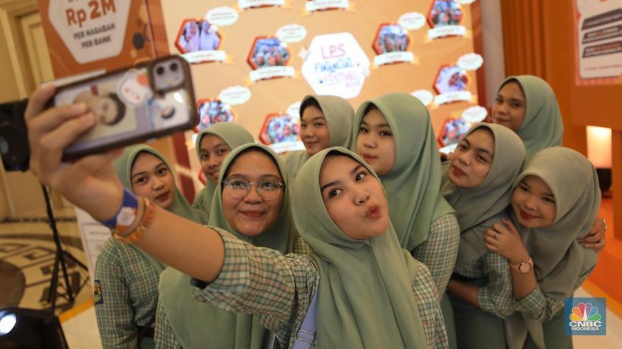 Suasana hari kedua acara LPS FInancial Festival 2025 di Regale International Convention Center, Medan, Sumatera Utara, Kamis (21/8/2025). (CNBC Indonesia/Tri Susilo)