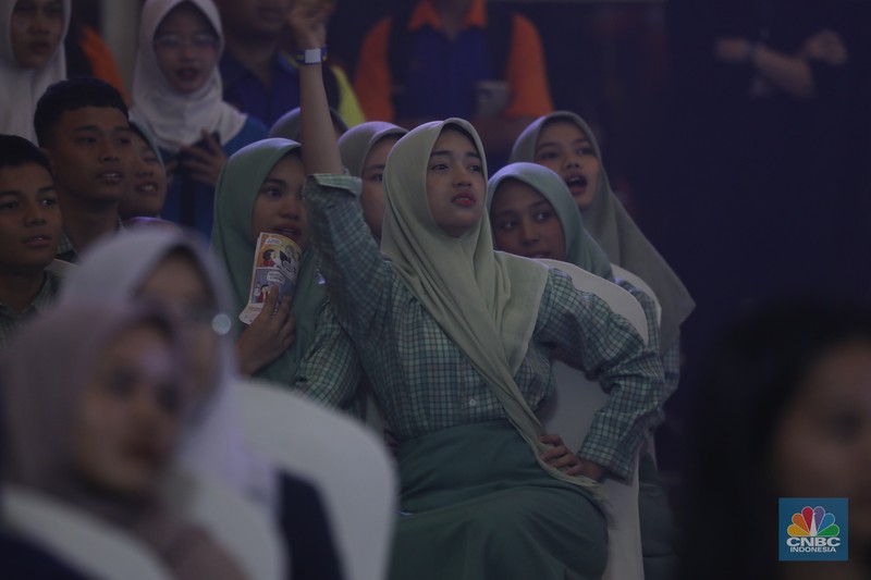 Suasana keseruan hari kedua acara LPS FInancial Festival 2025 di Regale International Convention Center, Medan, Sumatera Utara, Kamis (21/8/2025). (CNBC Indonesia/Tri Susilo)