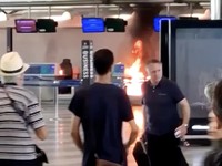 Panik! Detik-Detik Api Berkobar di Terminal Bandara, Warga Berlarian