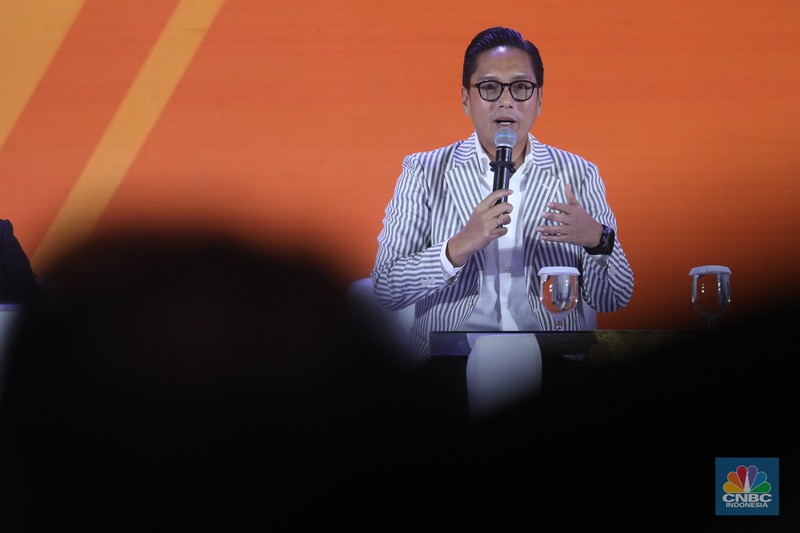 Suasana keseruan hari kedua acara LPS FInancial Festival 2025 di Regale International Convention Center, Medan, Sumatera Utara, Kamis (21/8/2025). (CNBC Indonesia/Tri Susilo)