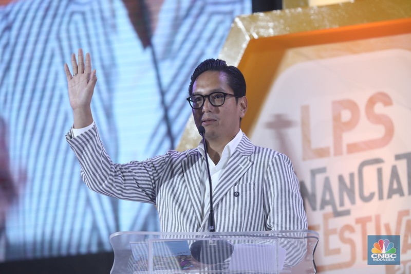 Suasana keseruan hari kedua acara LPS FInancial Festival 2025 di Regale International Convention Center, Medan, Sumatera Utara, Kamis (21/8/2025). (CNBC Indonesia/Tri Susilo)