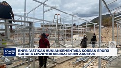 Vdeo: BNPB: Hunian Sementara Korban Erupsi Lewotobi Selesai Agustus