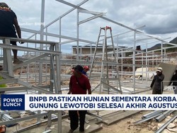 Vdeo: BNPB: Hunian Sementara Korban Erupsi Lewotobi Selesai Agustus
