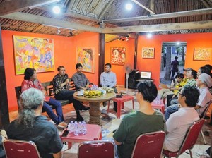 Fadli Zon Serap Aspirasi Seniman di Kembang Jati Art House Yogyakarta