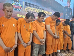 Polresta Bogor Total Bekuk 6 Pencopet, 2 Ditembak karena Coba Kabur