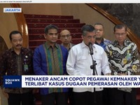 Video: Menaker Ancam Copot Pegawai Terlibat Kasus Dugaan Pemerasan