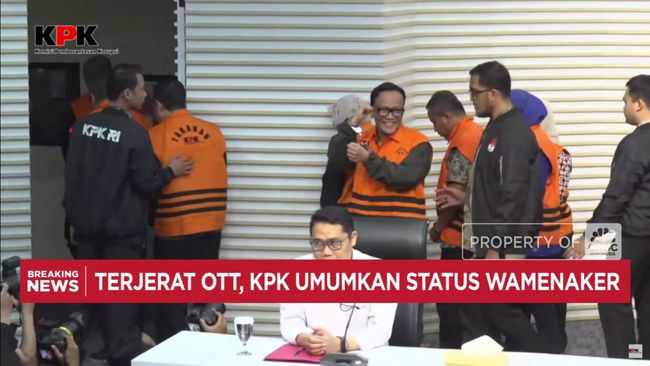 Video: KPK Tetapkan Wamenaker Immanuel Ebenezer Jadi Tersangka