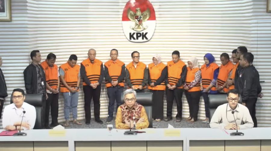 Wamenaker Immanuel Ebenezer ditetapkan tersangka oleh KPK. (YouTube/KPK)