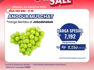 Hidup Sehat Makan Buah, Belinya di Transmart Full Day Sale